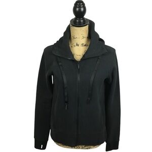 Lululemon Full Zip Hoodie Black Womans 4